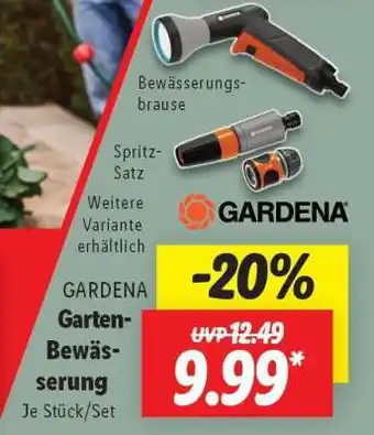 Lidl GARDENA Garten-Bewässerung Angebot