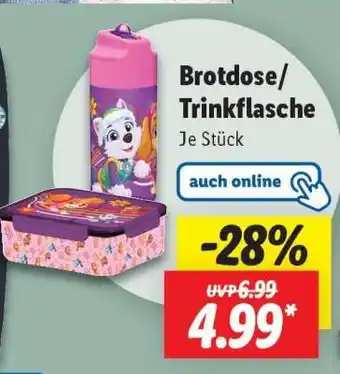 Lidl Brotdose/Trinkflasche Angebot