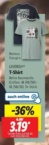 Lidl LIVERGY T-Shirt Angebot