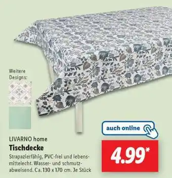 Lidl LIVARNO home Tischdecke Angebot