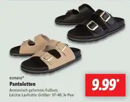 Lidl esmera Pantoletten Angebot