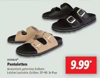 Lidl esmera Pantoletten Angebot