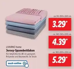 Lidl Jersey- Spannbettlaken Angebot