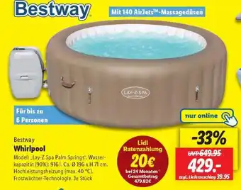 Lidl Bestway Whirlpool Angebot