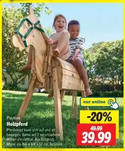 Lidl Holzpferd Angebot