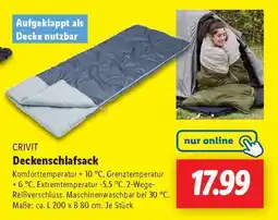 Lidl CRIVIT Deckenschlafsack Angebot