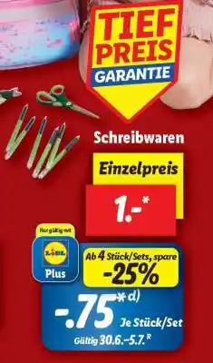 Lidl Schreibwaren Angebot