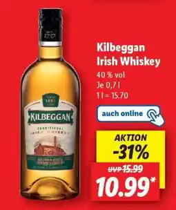 Lidl KILBEGGAN Irish Whiskey Angebot