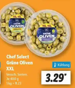 Lidl Chef Select Grüne Oliven XXL Angebot