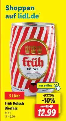 Lidl Früh Kölsch Bierfass Angebot
