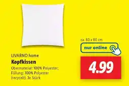Lidl LIVARNO home Kopfkissen Angebot