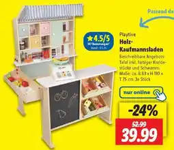 Lidl playtive Holz-Kaufmannsladen Angebot