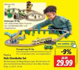 Lidl Playtive Holz-Eisenbahn-Set Angebot