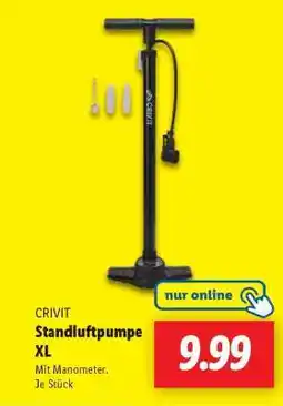 Lidl Standluftpumpe XL Angebot