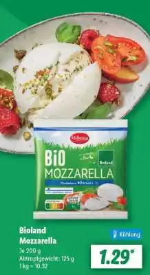Lidl Bioland Mozzarella Angebot