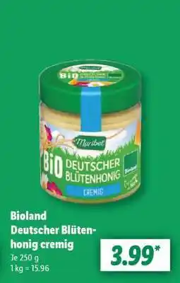 Lidl Bioland Deutscher Blütenhonig cremig Angebot