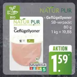 Edeka Bio Geflügell Lyoner Angebot