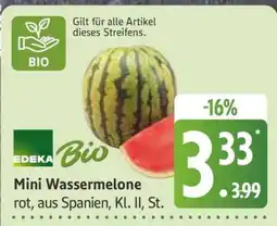 Edeka Mini- Wassermelone Angebot