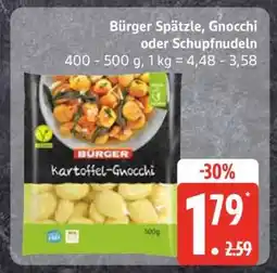 Edeka Bürger Spätzle, Gnocchi oder Schupfnudeln Angebot
