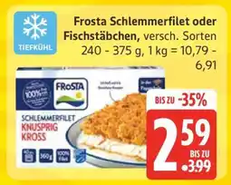 Edeka FROSTA Schlemmerfilet oder Fischstäbchen Angebot