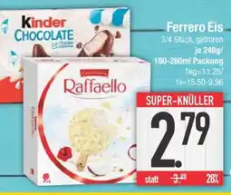 Edeka FERRERO Eis Angebot