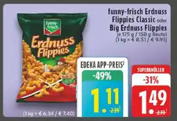 Edeka funny-frisch Erdnuss Flippies Classic oder Big Erdnuss Flippies Angebot