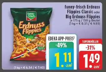 Edeka funny-frisch Erdnuss Flippies Classic oder Big Erdnuss Flippies Angebot