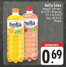 Edeka Hella Limo Angebot