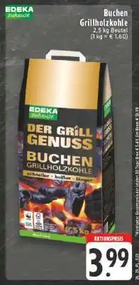 Edeka Buchen-Grillholzkohle Angebot