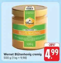 Edeka Wernet Blütenhonig cremig Angebot