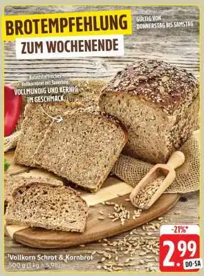 Edeka Vollkorn Schrot & Kornbrot Angebot