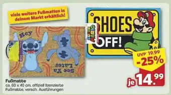Famila Nord Ost Fußmatte Angebot