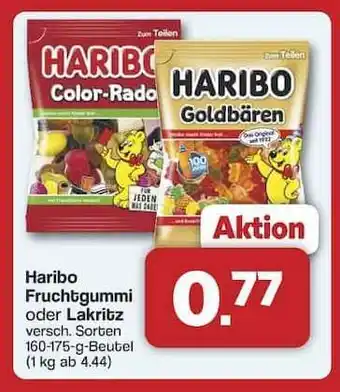 Famila Nord Ost Haribo Fruchtgummi oder Lakritz Angebot