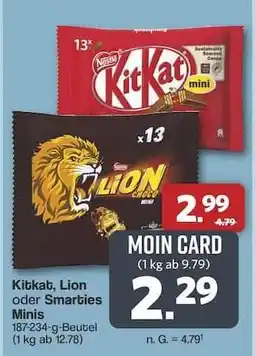 Famila Nord Ost KitKat, Lion oder Smarties Minis Angebot