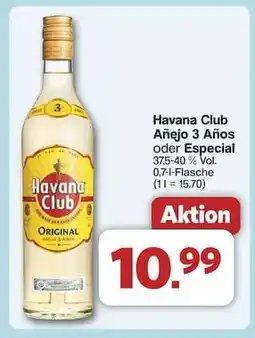 Famila Nord Ost HAVANA CLUB Añejo 3 Años oder Especial Angebot