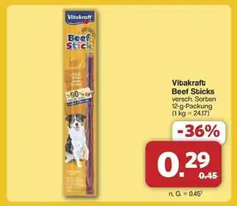 Famila Nord Ost Vitakraft Beef Sticks Angebot