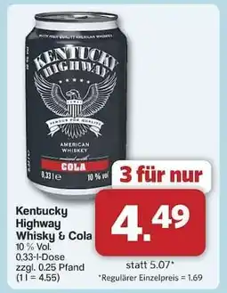 Famila Nord Ost Kentucky Highway Whisky & Cola Angebot