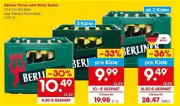 Netto Marken-Discount Berliner Pilsner oder Natur Radler Angebot