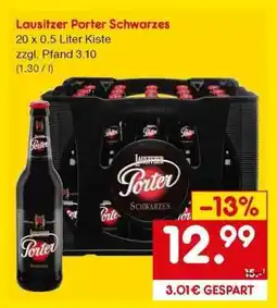 Netto Marken-Discount Lausitzer Porter Schwarzes Angebot