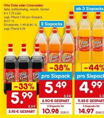 Netto Marken-Discount Vita Cola oder Limonaden Angebot