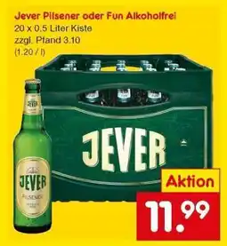 Netto Marken-Discount JEVER Pilsener oder Fun Alkoholfrei Angebot