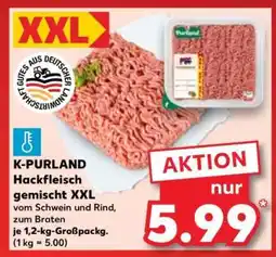 Kaufland K-PURLAND Hackfleisch gemischt XXL Angebot