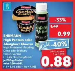 Kaufland EHRMANN High Protein oder Almighurt Mousse Angebot