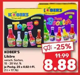 Kaufland KOBER'S Liköre Angebot