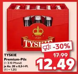 Kaufland TYSKIE Premium-Pils Angebot
