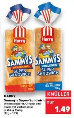 Kaufland Sammy’s Super Sandwich Angebot