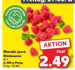 Kaufland Marokk./port. Himbeeren Angebot