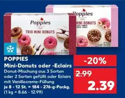 Kaufland POPPIES Mini-Donuts oder -Eclairs Angebot