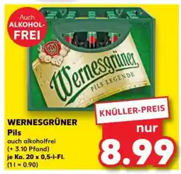 Kaufland WERNESGRÜNER Pils Angebot