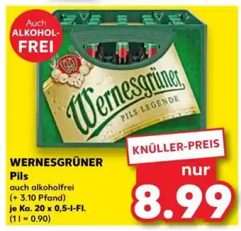 Kaufland WERNESGRÜNER Pils Angebot